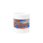 世界の絵画アートグッズの横山大観《紅葉》 Mug :other side of the handle