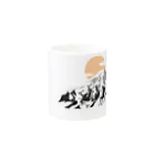 yuuyakeの山/日の出 Mug :other side of the handle