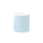 dizzyのBlue Stripes Mug :other side of the handle