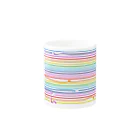 dizzyのRainbow Stripes Mug :other side of the handle