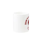 Basketball-boosterの「DON'T LOOK BACK」カレッジロゴ赤系 Mug :other side of the handle