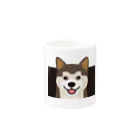 まみおデザインの秋田くん Mug :other side of the handle