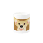 まみおデザインのコーギーくん Mug :other side of the handle