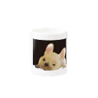 まみおデザインのフレブルくん（クリーム） Mug :other side of the handle