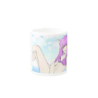 きらきら物販のきらにゃん物販 Mug :other side of the handle