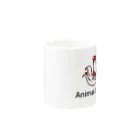 Rights for Protestingのanimal rights (鶏） Mug :other side of the handle