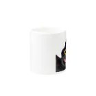 SHOP ベアたんの黒猫のやまとくん Mug :other side of the handle