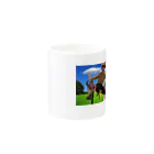 SOYA tOMUOKAのSOYA tOMUOKA mug cup マグカップの取っ手の反対面