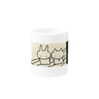 sokonokeのねこうさ Mug :other side of the handle