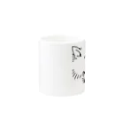 -White dog muzzle's shop-のWhite dog Muzzle collection Mug :other side of the handle