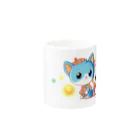 ColorWink Storeのダン＆パム Mug :other side of the handle