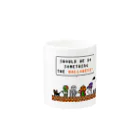 寒がりモンスターのハロウィンモンスターズ(ドット絵) Mug :other side of the handle