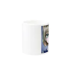 46猫の涙 Mug :other side of the handle