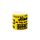  LUCKY BY CHANCE(らっきーばいちゃんす)のAlways do my best87 Mug :other side of the handle
