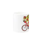 segasworksのカメの自転車乗り Mug :other side of the handle