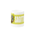 Macchi Baco | SUZURI SHOPの星座／Sagittarius（いて座）マグカップ Mug :other side of the handle