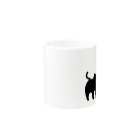 猫ねこママどんぐりのゆきころふりむき Mug :other side of the handle