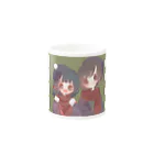 おさかにゃのかっぷる Mug :other side of the handle