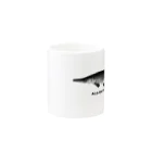 NAGOMI-Creationのアリゲーターガー cool design Mug :other side of the handle