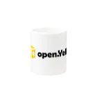 open.Yellow.os original official goods storeのopen.Yellow.os公式支援グッズ マグカップの取っ手の反対面