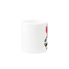 oekaki/ROUTE ONEのスカルスケーター Mug :other side of the handle