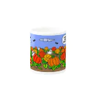 ヨーヨーの日常アソートのカボチャ畑の夜［Pumpkin field night］ Mug :other side of the handle