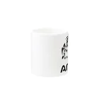 にー【ANMs】のAnimals ホワイトタイガー Mug :other side of the handle