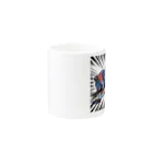 takachan Storeの熊to鯵 Mug :other side of the handle