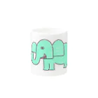 ICHIGOWARPのYAY ELEPHANT マグカップの取っ手の反対面