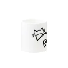 Chris designの猫　ベストを尽くせ Mug :other side of the handle