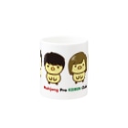 麻雀プロ競輪部の配信者ひよこ Mug :other side of the handle