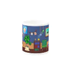 にく、ましましで。の部屋ドット絵 Mug :other side of the handle