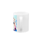 pumuz屋さんの青髪のかわいい女の子(夏) Mug :handle