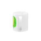 花と女性のイラストレーションのキウイ（kiwifruit）2022 Mug :handle