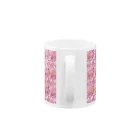 ❀花狐庵❀-HanaKoAn-の「百歳」Series * RoseFox pink Mug :handle