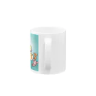 みっちょんのポメラニアン丸くん Mug :handle