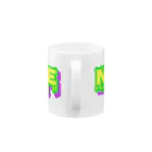 JIN THE GREENのNEW LIKE ロゴ[ホラホラ] Mug :handle