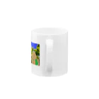 N's Creationの旅するネコ 自然 Mug :handle