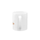 ミラくまのI LOVE Tribe　文字色 Mug :handle