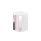 necomanmahouseのhana-pink Mug :handle