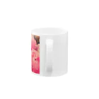 あお*のピンクのお花 Mug :handle