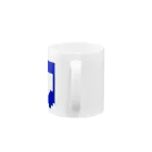 絵本作家大川内優のオリジナル絵本グッズショップの音符アイコン２ Mug :handle