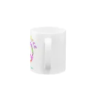 薈.collectionのLove＆peaceシリーズRainbowcolorバージョン Mug :handle