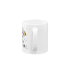 風の絵本の猫パーカーの子 Mug :handle