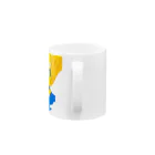 ウクライナのワンコ応援団の🇺🇦Natalia Savranska🇺🇦① Mug :handle