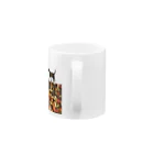 ナミノコ雑貨店のオータムラブラドール Mug :handle