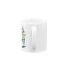ポートレート100人斬りのアイスにゃん Mug :handle