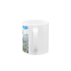 デザイナーリトマム⭐のおみせのNemophila by Little Mom Mug :handle