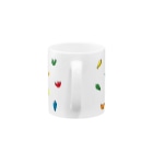 ぴすぴすのいろいろアザラシ Mug :handle
