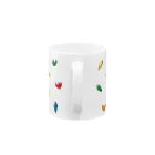 ぴすぴすのいろいろアザラシ Mug :handle